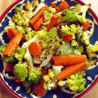 Roasted Carrots and Cauliflower with Thyme image