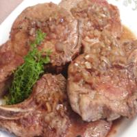 Pork Chops in Balsamic Vinegar and Shallot Sauce image