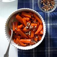 Apple-Brown Sugar Glazed Carrots image