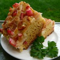Sour Cream Rhubarb Coffee Cake image