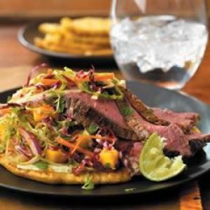 Beef Pupusas and Curtido Slaw_image