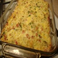 Gratin of Potatoes, Ham, Eggs & Onions (Julia Child)_image