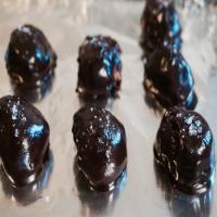 Healthy Salted Dark Chocolate Peanut Butter Oatmeal Truffles image