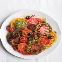 Tomato Salad with Olives and Lemon Zest image