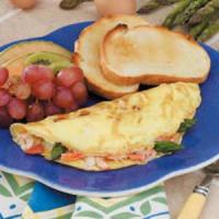 Asparagus Crab Omelets image