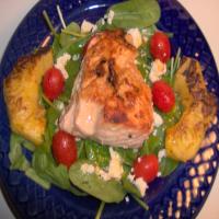 Grilled Salmon Spinach Salad_image