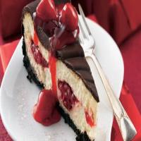 Chocolate-Cherry Cheesecake image