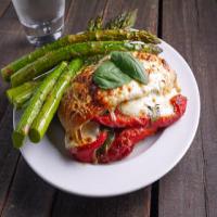 Roasted Red Pepper, Mozzarella and Basil Stuffed Chicken Recipe - (3.9/5)_image