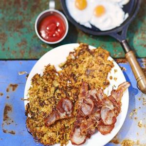 Big breakfast courgette & potato rösti_image