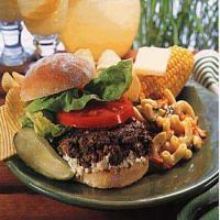 Grilled Mustard-Dill Burgers image