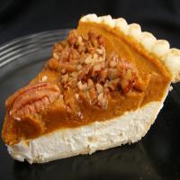 Pumpkin Cream Cheese Layer Pie_image