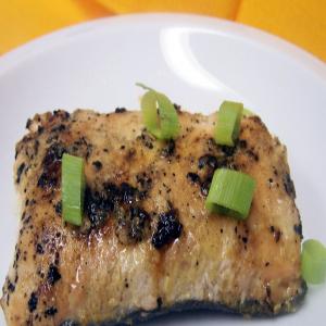 Honey Mustard Grilled Salmon or Tuna Steaks image
