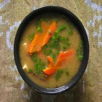 Miso Soup With Shiitake Mushrooms and Tofu image