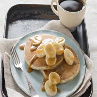 Caramel-Banana Pancakes Recipe image