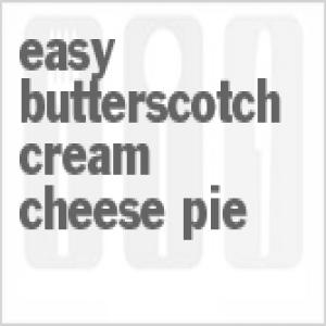 Easy Butterscotch Cream Cheese Pie_image