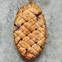 Blueberry Lattice Pie image