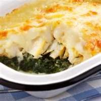 Cod with Spinach in Cheese Sauce Recipe - (4/5) image