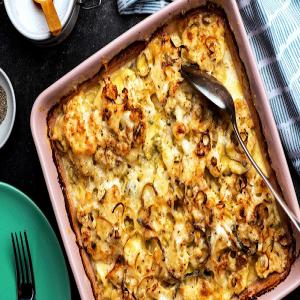 Cauliflower Gratin With Leeks and White Cheddar Recipe_image