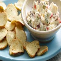 Cream Cheese Pepper Dip with Baguette Chips_image
