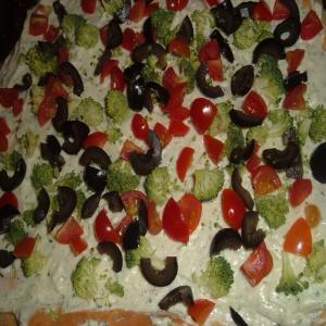 Fresh Vegetable Pizza Appetizer_image