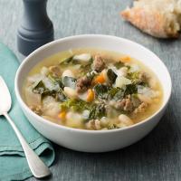 Sausage, Beans and Broccoli Rabe Soup_image