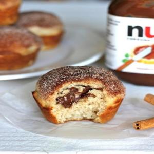 Nutella Stuffed Cinnamon Sugar Muffins_image