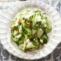 Zucchini-Ribbon Salad with Pesto Vinaigrette_image