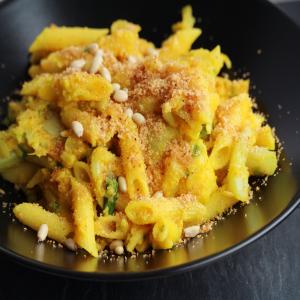 Saffron Scented Cauliflower Pasta_image