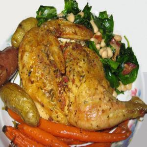 Bacon Herb Roasted Chicken image