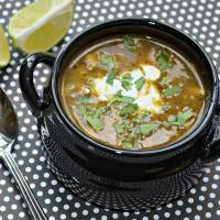 Rotisserie Chicken Chili With Hominy and Chiles image