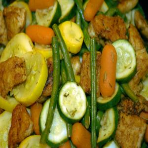 Citrus Chicken With Vegetables image