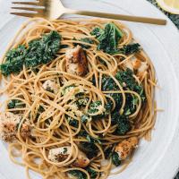 Whole Wheat Pasta With Lemon Kale Chicken Recipe by Tasty_image