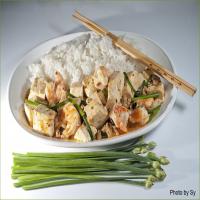 Mapo Tofu With Shrimp Japanese-Sichuan Style image