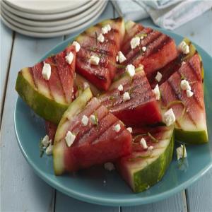 Grilled Watermelon with Lime & Feta_image