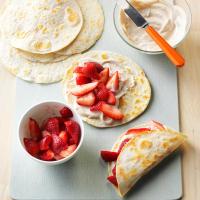 Fresh Strawberry Breakfast Tacos image