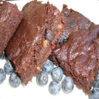 Low Fat Blueberry Brownies_image