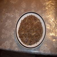 Lentil Rice Dish (Mujadarah Arabic Dish) image
