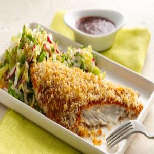 Korean Slaw with Spicy Roasted Snapper_image