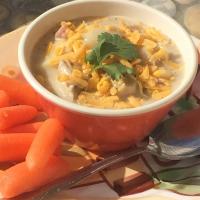 Quick and Easy Chicken and Ham Corn Chowder image
