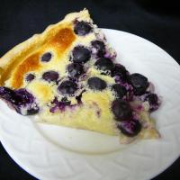 Lemon Blueberry Custard Pie image