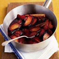 Poached plums image