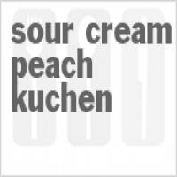 Sour Cream Peach Kuchen_image