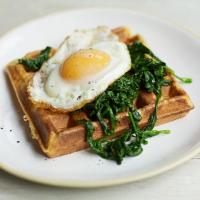 Cheese & herb waffles image