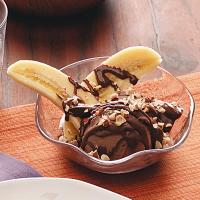 Chocolate-Almond Banana Splits_image