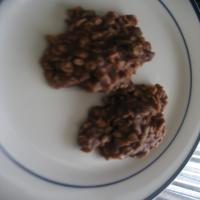 Chocolate No Bake Cookies With Nuts_image