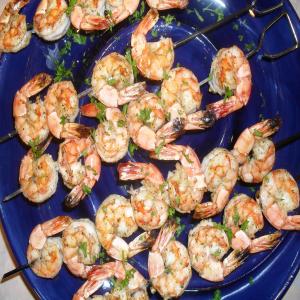 Barbecued Prawns (Shrimp) With Mustard Dipping Sauce image