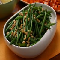 Crisp Haricots Verts with Pine Nuts image