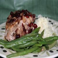 Cranberry and Apple Stuffed Pork Chops image