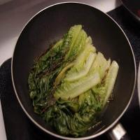 Sauteed Romaine with Oyster Sauce_image