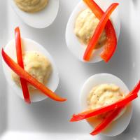 Slim Crab Cake Deviled Eggs image
